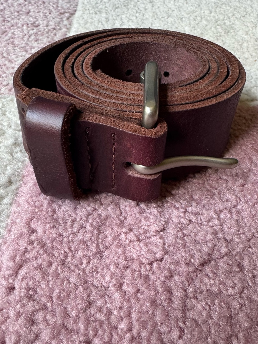 Men's Red Wing Belt in Black Cherry Excalibur Leather